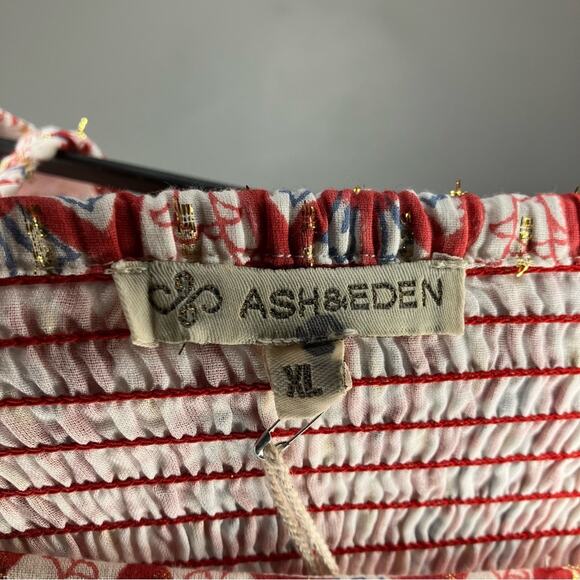 NWT ASH & EDEN Tuckernuck Multi Fenya Midi Dress XL - Picture 4 of 6